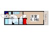 リブリ・みずほ台Ⅲ 1Kの間取り