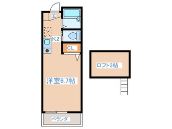 間取図 パピエ大和田