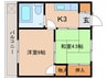 鈴鹿コーポ 2Kの間取り