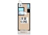 日建ロイヤルプラザ常盤　２０２ 1Rの間取り
