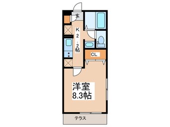 間取図 ルミエ－ルＫ