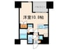 東神田テラスレジデンス 1Rの間取り