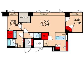 間取図 東神田テラスレジデンス