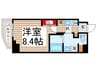 ルシェロ平井 1Kの間取り
