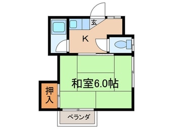 間取図 第７大永コ－ポ