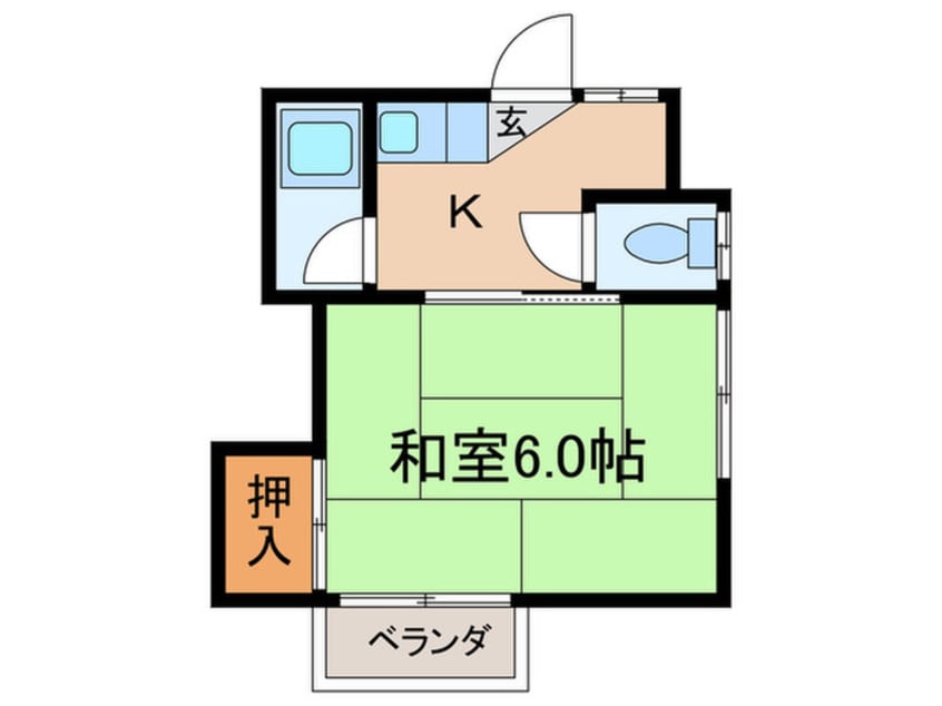 間取図 第７大永コ－ポ