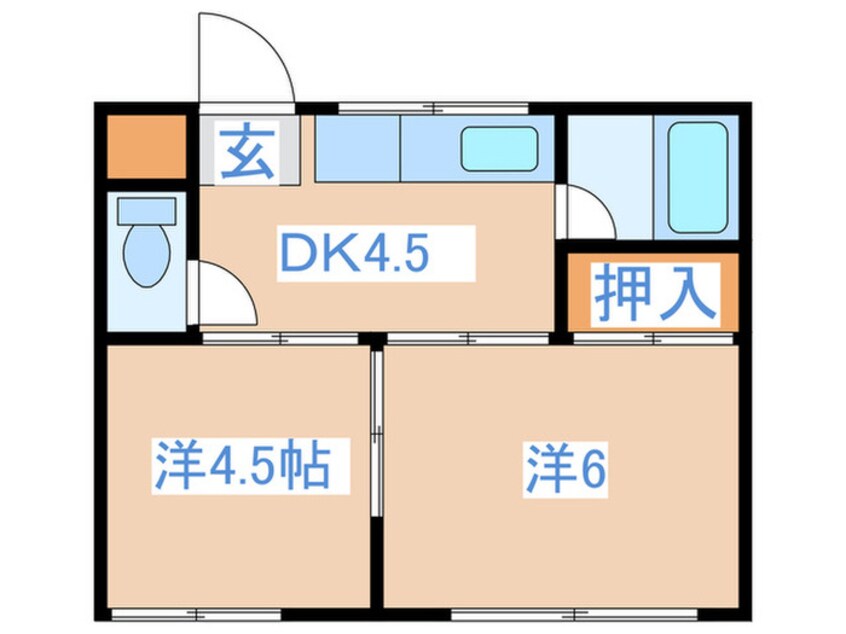 間取図 サンハイツ