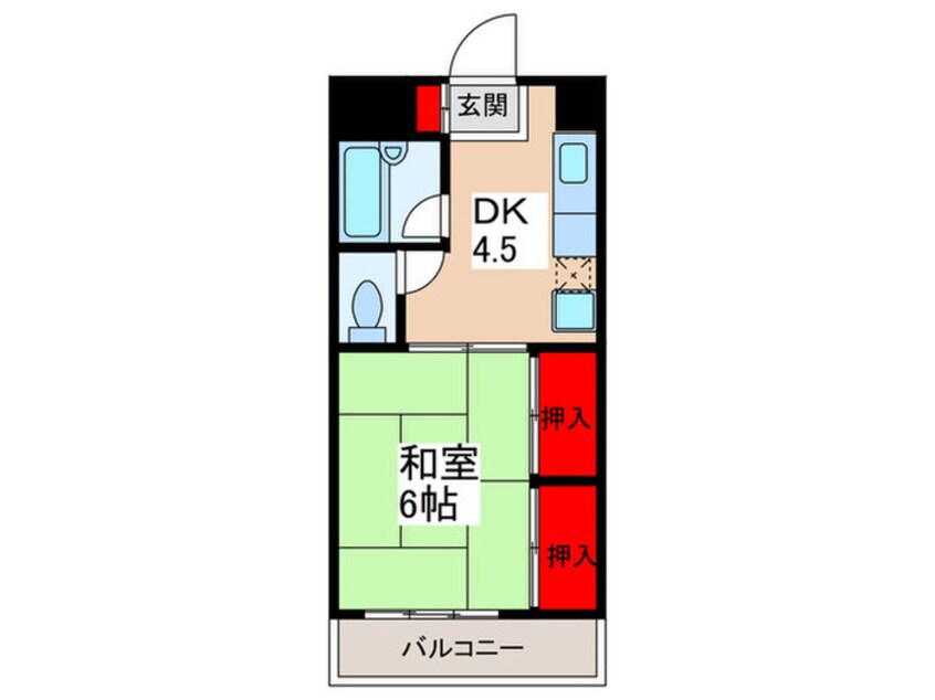 間取図 池長ビル