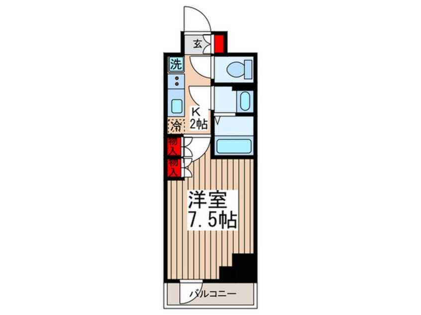 間取図 La　Douceur東神田