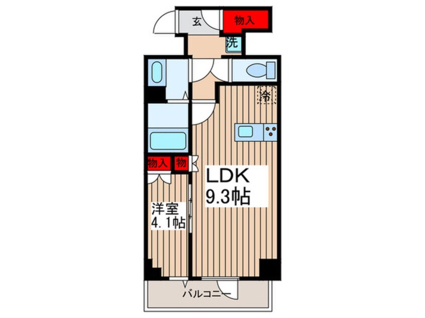 間取図 La　Douceur東神田