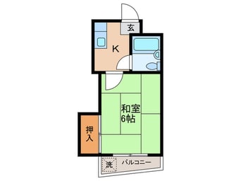 間取図 コ－ポラスセレ－ネ