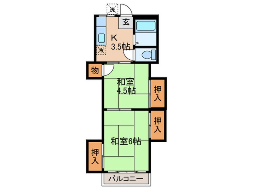 間取図 トーヤ５