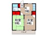 ロジュマン高麗 2Kの間取り