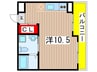 リエス千葉新宿 1Rの間取り