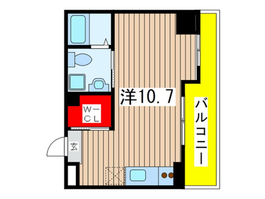 間取図 リエス千葉新宿