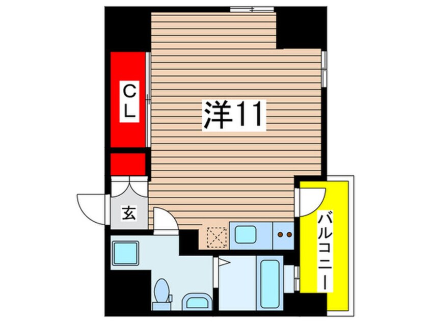 間取図 リエス千葉新宿