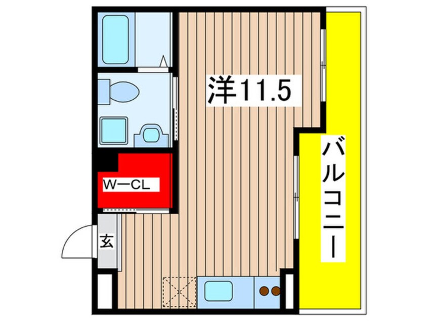 間取図 リエス千葉新宿