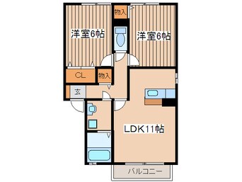 間取図 アタラクシアＡ