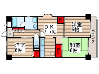 間取図 クレスト吉岡