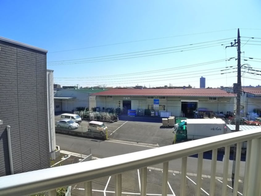室内からの展望 スカイフラワ－マンション