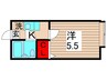 シャンブルアヤセＣ 1Kの間取り