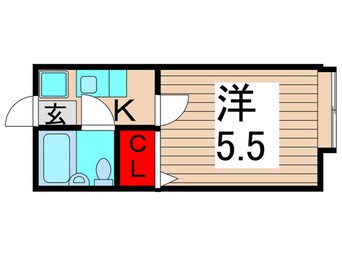 間取図 シャンブルアヤセＣ