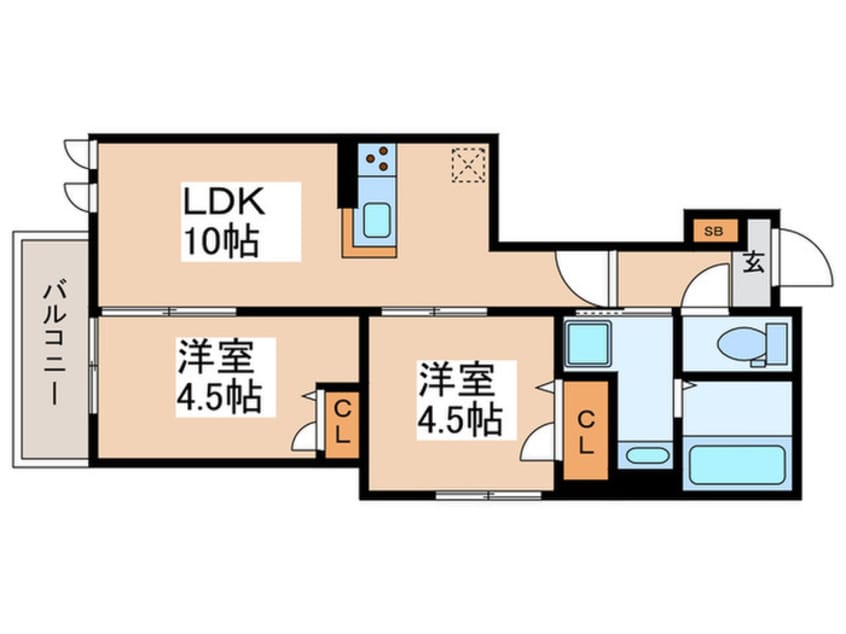 間取図 セレスティア四つ木