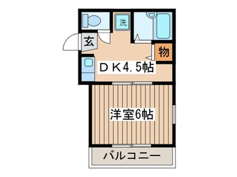 間取図 レスポア－ル駒場