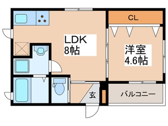 間取図 ボンジュール上北沢