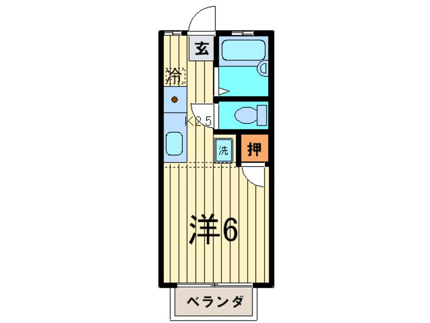 間取図 パ－ムハイツ