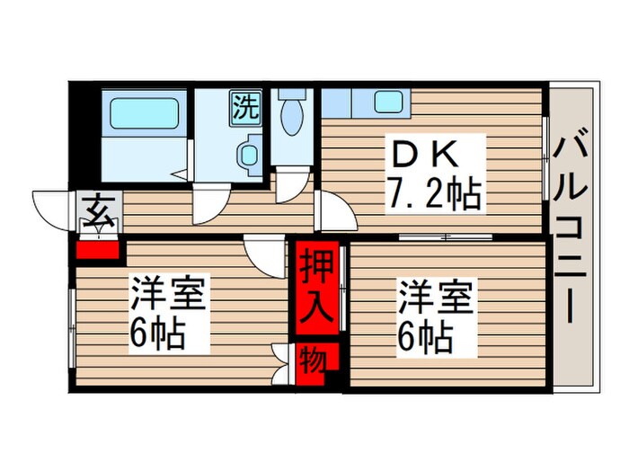 間取り図 ア－バンコ－トおゆみ野