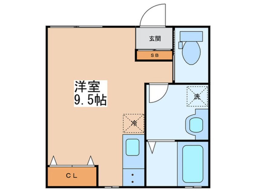 間取図 コーポＩＣＨＩＹＯＳＨＩ