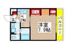 リブリ・花菜Ⅰ 1Kの間取り