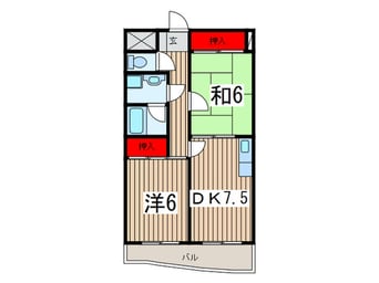 間取図 ガーデンフロント