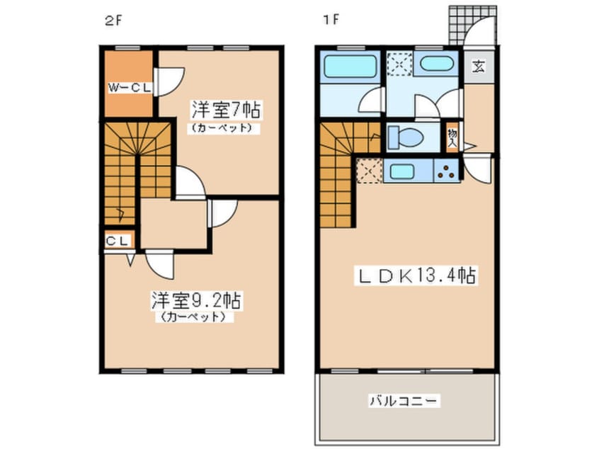 間取図 岩倉テラス