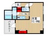 アクアタウンＥＡＳＴ１ 1Kの間取り