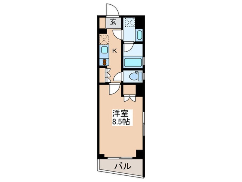 間取図 レジディア中落合A棟