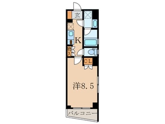 間取図 レジディア中落合A棟