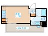 レジディア中落合A棟 1Rの間取り
