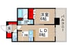 ライオンズタワー柏（６０４） 1LDKの間取り