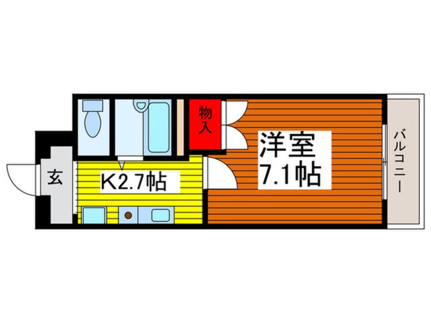 間取図 プライムハイツＭ・Ａ