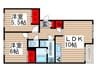 パストラル 2LDKの間取り