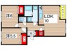 パストラル 2LDKの間取り