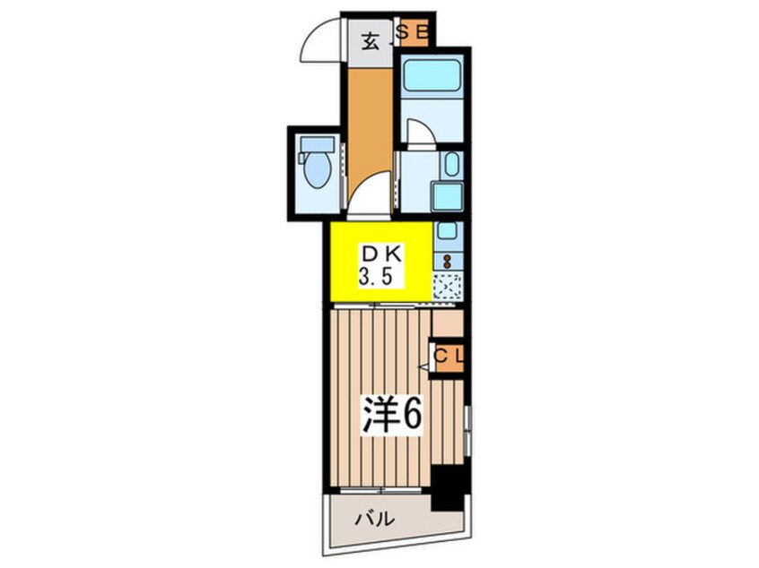 間取図 ジャコワ浜町