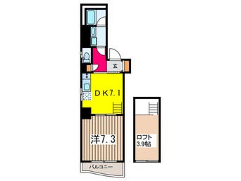 間取図 ジャコワ浜町