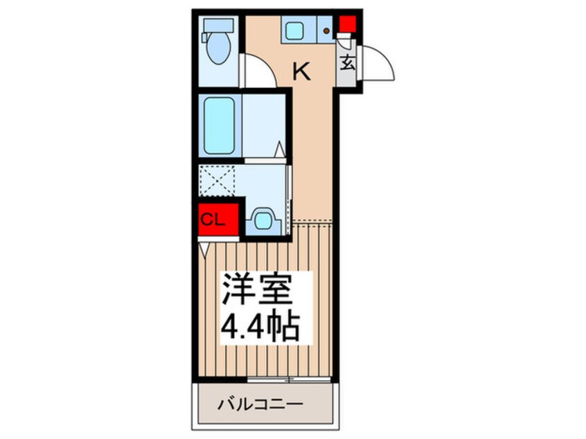 間取図 MELDIA舎人Ⅱ