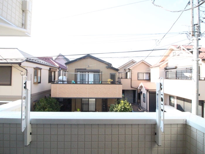 室内からの展望 MELDIA舎人Ⅱ