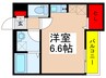 仮)八千代市村上ｱﾊﾟｰﾄ新築計画 1Rの間取り