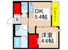 仮)八千代市村上ｱﾊﾟｰﾄ新築計画 1DKの間取り