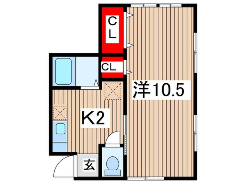 間取図 ルピエ松波